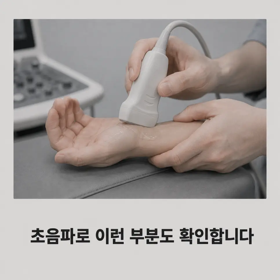운동선수 직업군 결절종 치료 시 인대 확인