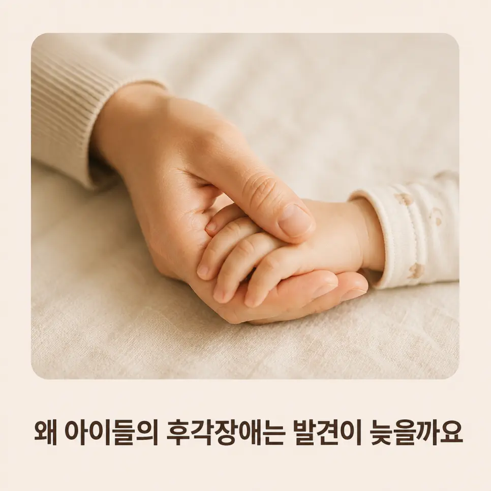 소아 후각장애는 발견이 늦어질 수 있습니다
