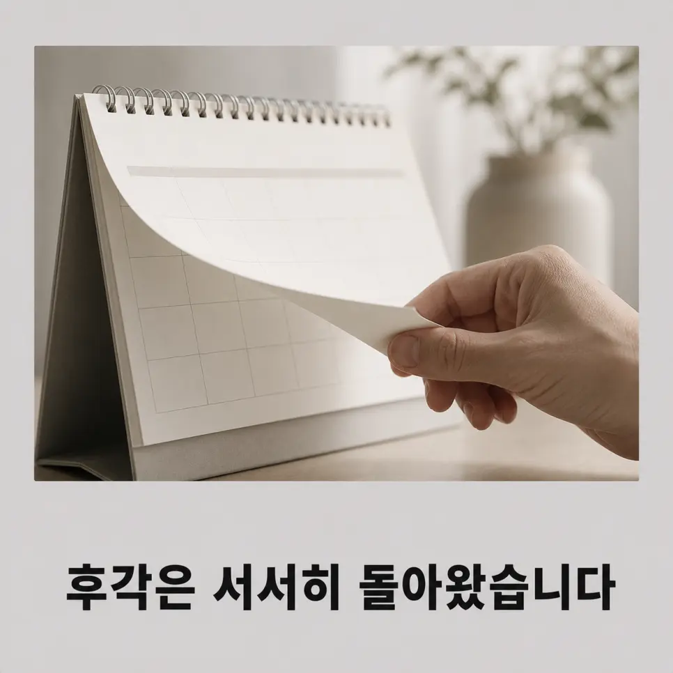 코물혹 비수술 시술 진행 과정