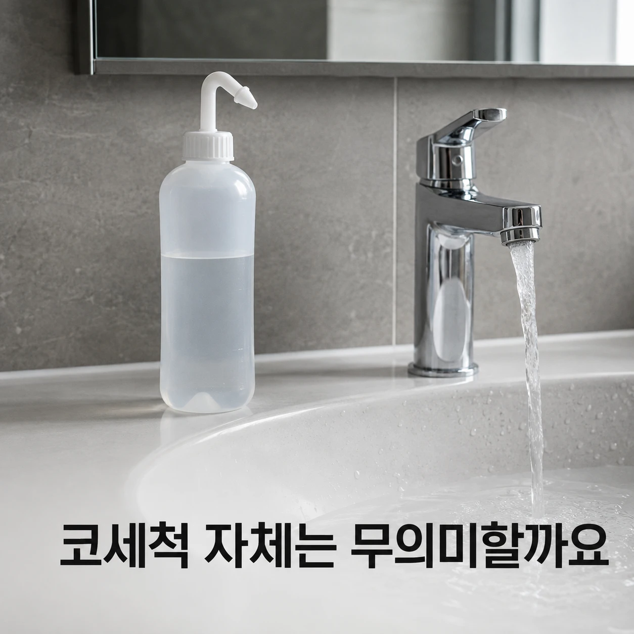 코세척과 비강 위생 관리